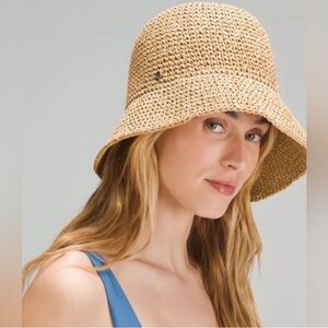 Lululemon Straw Bucket Hat